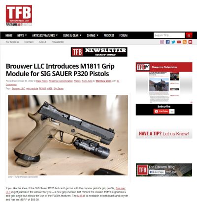 The Firearms Blog M1811 Grip Module Post