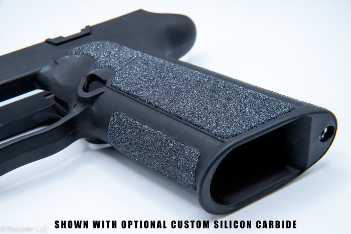M1811 Grip Module Custom Silicon Carbide Black Left Close